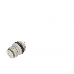 99 9128 490 08 Snap-In IP67 (miniature) female panel mount connector